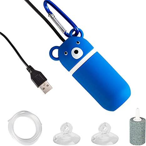Aquarium USB Air Pump Portable Mini USB Aquarium Fish Tank Oxygen Air Pump Mute Energy Saving Fish Tank Air Pump