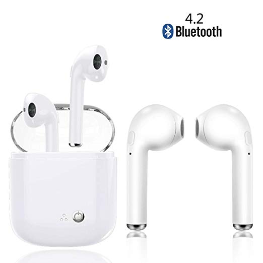 YPSZ Bluetooth Headset, Wireless Earphone Sports Headset Earphone HIFI Earphone, Noise Canceling Stereo Headset, Compatible with Android/Iphone