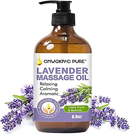 Lavender Massage Oil for Men and Women, Lavender Relaxation Massage Oil,Lavender Massage Oil for Romantic, Relaxing, Aromatic Massage Therapy