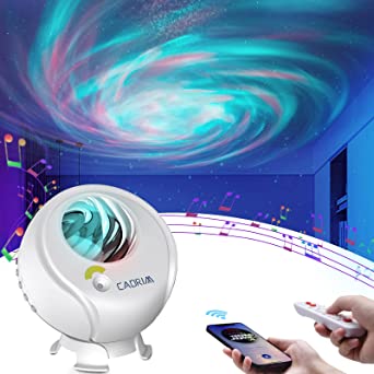 【Upgrade】 Star Projector, Cadrim Galaxy Light Projector with Bluetooth Speaker and Remote, Night Light Projector for Adults and Kids, Largest Coverage Area, Changable Nebula and Galaxy Shapes