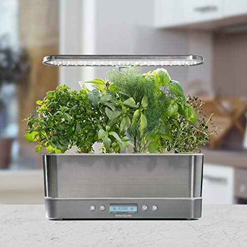 AeroGarden Harvest Elite Slim - Stainless Steel