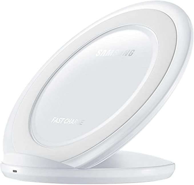 Samsung Original Fast Charge Wireless Charging Stand for Galaxy S Series Including Note 5, S8 and S9 - White