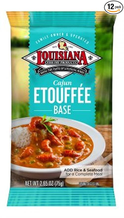 Louisiana Fish Fry Cajun Etouffee Base 2.65oz (Pack of 12)