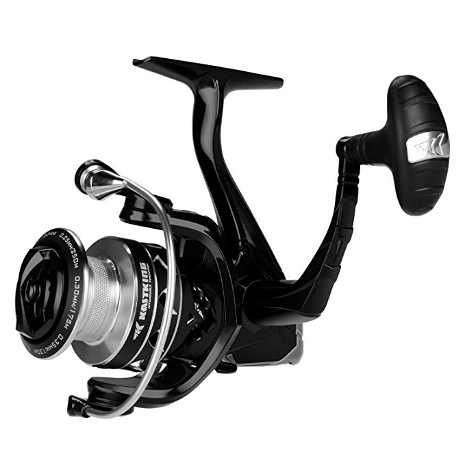 KastKing Valiant Eagle Spinning Fishing Reel, 6.2:1 Gear Ratio, Up to 22 Lb Drag, Carbon Fiber Frame & Rotor, 10 1 High Performance BB.