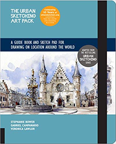 The Urban Sketching Art Pack: A Guide Book and Sketch Pad for Drawing on Location Around the World--Includes a 112-page paperback book plus 112-page sketchpad