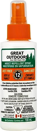 Great Outdoors Go Insect Repellent Icaridin Pump Spray 100 milliliter