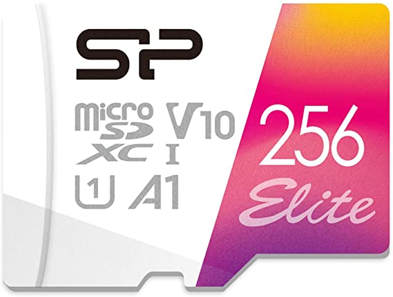 Silicon Power 256GB MicroSDXC UHS-1 Memory Card with Adapter,Compatible with Nintendo Switch