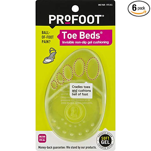 PROFOOT Toe Beds, Women's, 1 Pair (Pack of 6)