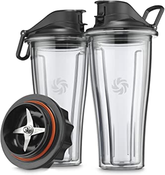 Vitamix Ascent Series Blending Cup Starter Kit, 20 oz. with SELF-DETECT