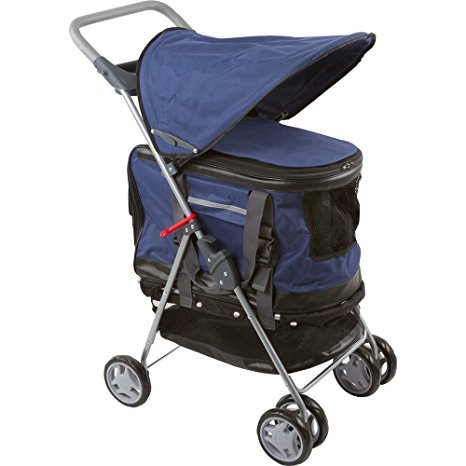 Pet Stroller, Carrier and Car Seat All-in-One