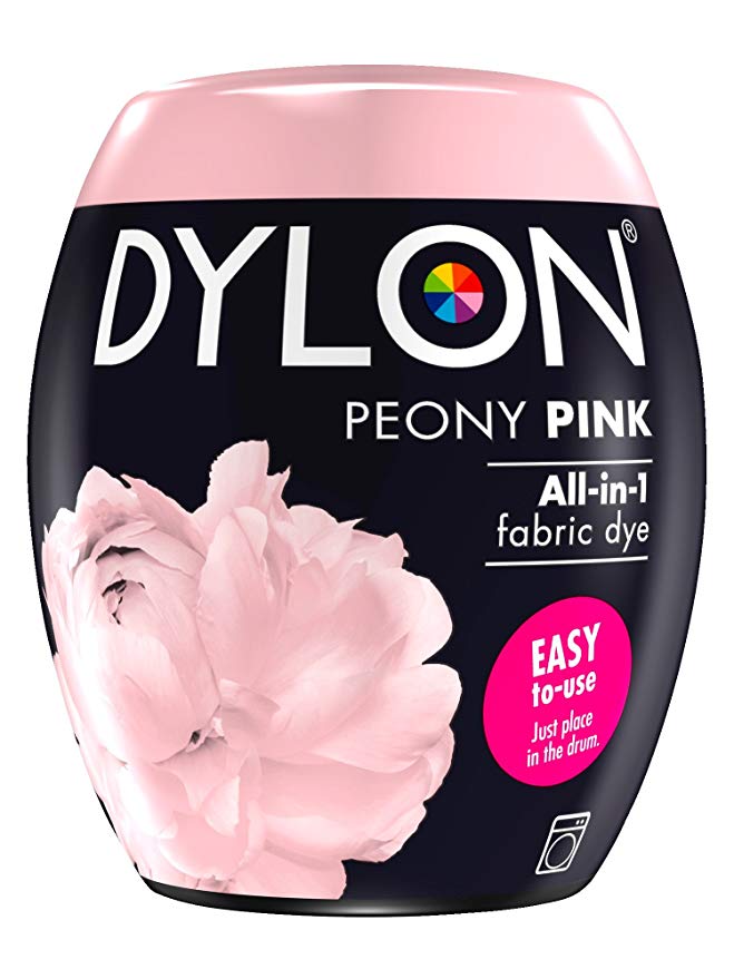 DYLON Machine Dye Pod, easy-to-use fabric colour for laundry, 350g (Peony Pink)