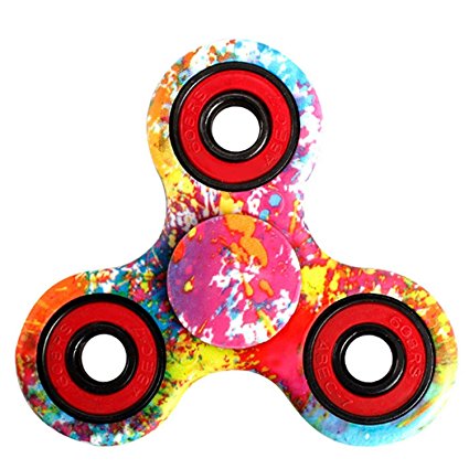 Hand Spinner Stress Relief Toy, Tri-Spinner Fidget Toy Metal Bearing EDC Focus Toy for Killing Time