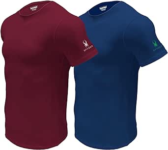 Spyder Mens Performance Moisture Wicking Crew Neck Undershirts/Ultra soft Stretch Sports T-Shirt