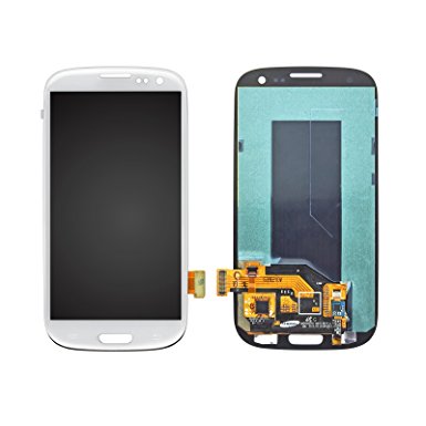 NovaMass White Full LCD Display Touch Screen Digitizer Assembly Mobile Phone Repair Part Replacement for Samsung Galaxy S3 SIII GT-i9300