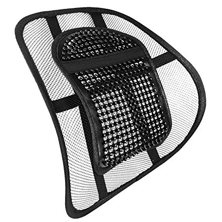 Sentik® Chair Back Support Seat Sit Tight Right with Elasticated Positioning Strap and Mesh Lumbar Grill