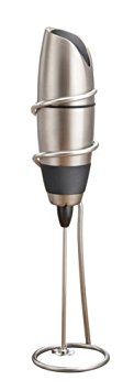 BonJour Coffee Battery Operated Frother in Stainless Steel