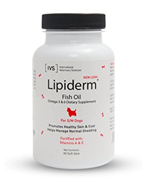 Lipiderm Skin and Coat Supplement for Dogs