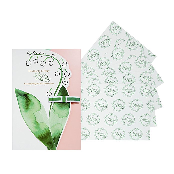 Lily Of The Valley Drawer Liners - Pack of 5