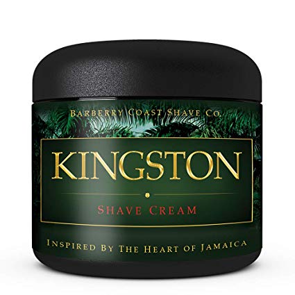 SALE - Kingston Shaving Cream for Men - Made with Shea Butter, White Tea & All Natural Ingredients - Full of Organic Soothers, Moisturizers & Anti-Oxidants