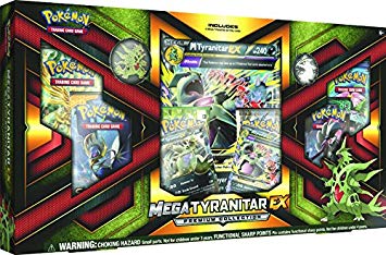 Pokémon Cards POKMEGTYREXBX 2017 Pok Mega Tyranitar Ex Premium Box Game, Green