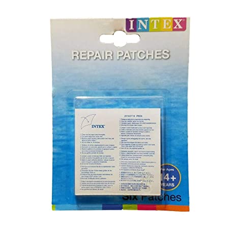 Intex Wet Set Adhesive Vinyl Plastic Repair Patch 59631Ep 2Pack