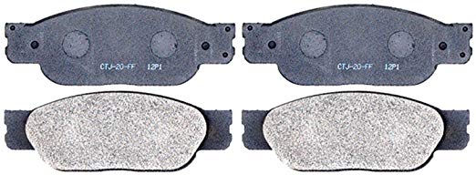 ACDelco 14D805CH Advantage Ceramic Front Disc Brake Pad Set with Hardware