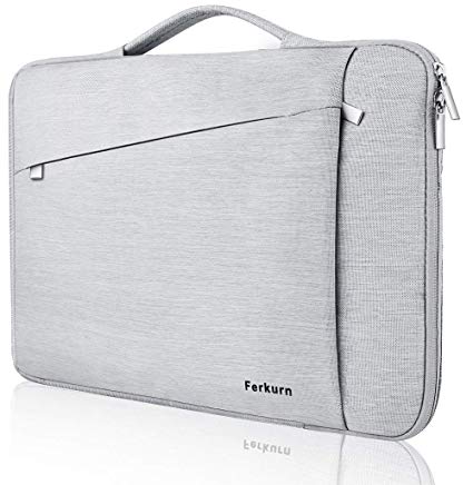 Ferkurn Chromebook Case, 11 11.6 12 inch Laptop Sleeve Carrying with Handle Compatible MacBook Air 11.6, XPS 13, Chromebook 3100, Surface Pro, Google Pixelbook, Acer R11, Chromebook Cover Bag -Grey