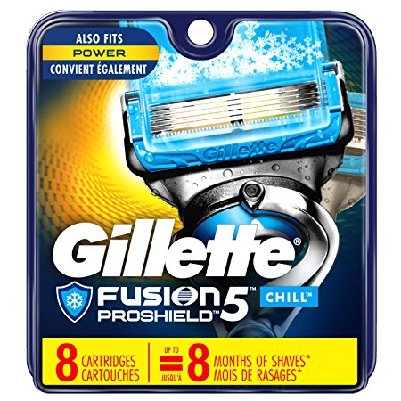 Gillette Fusion5 ProShield Chill Men's Razor Blades - 8 Refills packaging may vary