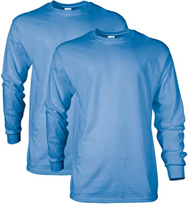 Gildan Men's Ultra Cotton Long Sleeve T-Shirt, Style G2400, Multipack