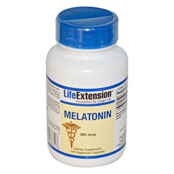 Life Extension Melatonin Vegetarian Capsules, 100 Count