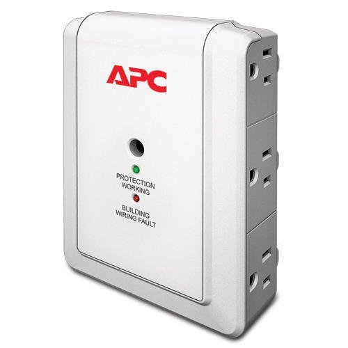 APC P6W 6 Outlets 120V Surge Arrest Power Distribution Unit