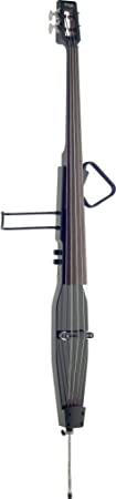 Stagg EDB-3/4RDL BK Deluxe 3/4 Size Electric Double Bass with Gigbag - Black