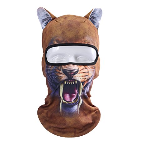 Hi-crazystore Cosplay Mask Animal Mask Winter Keep Warm Ski Mask