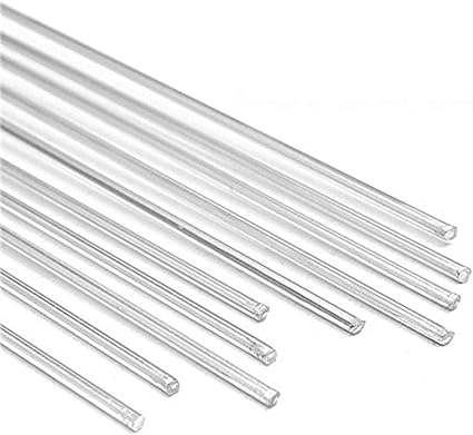 EsportsMJJ 10pcs 2.4mm x 450mm Aluminium Low Temperature Welding Brazing Rods Aluminium Welding Wire