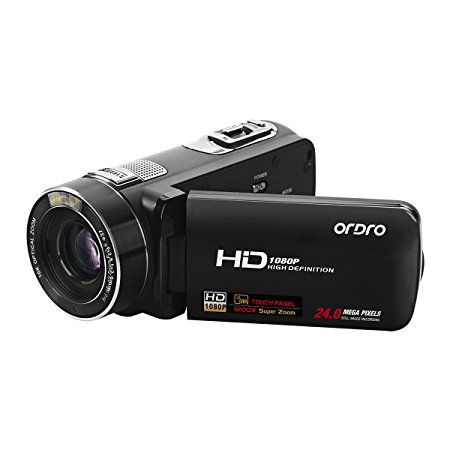 Emperor of Gadgets Ordro Z80 Full HD 1080P Digital Camcorder with 10X Optical Zoom, 3.0 Inch LCD View screen