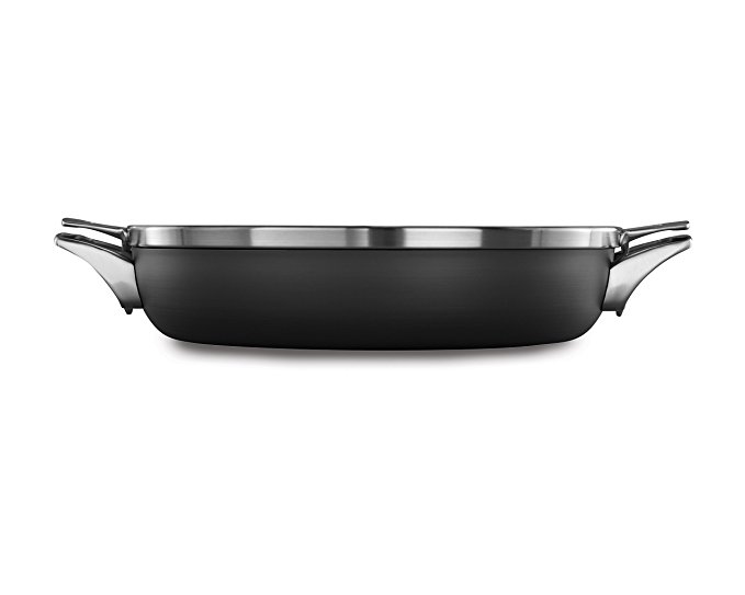 Calphalon Premier Space Saving Nonstick 12" Everyday Pan with Cover