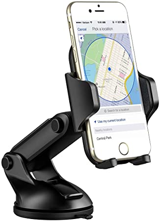 Mpow Car Phone Holder,Universal Dashboard Windscreen Mobile Phone Cradle,Car Mount for iPhone 11 Pro Max/11 Pro/11/Xs Max/Xs/Xr/8/8Plus/7/6S/6Plus, Samsung Galaxy S10 S9 S8, Nexus, LG, HTC and More