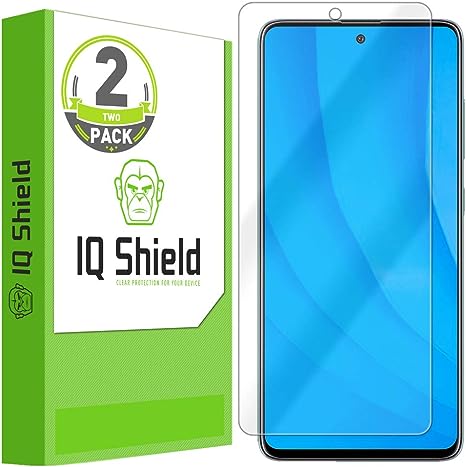 IQShield Screen Protector Compatible with Samsung Galaxy A51 5G (6.5 inch)(2-Pack) Anti-Bubble Clear Film