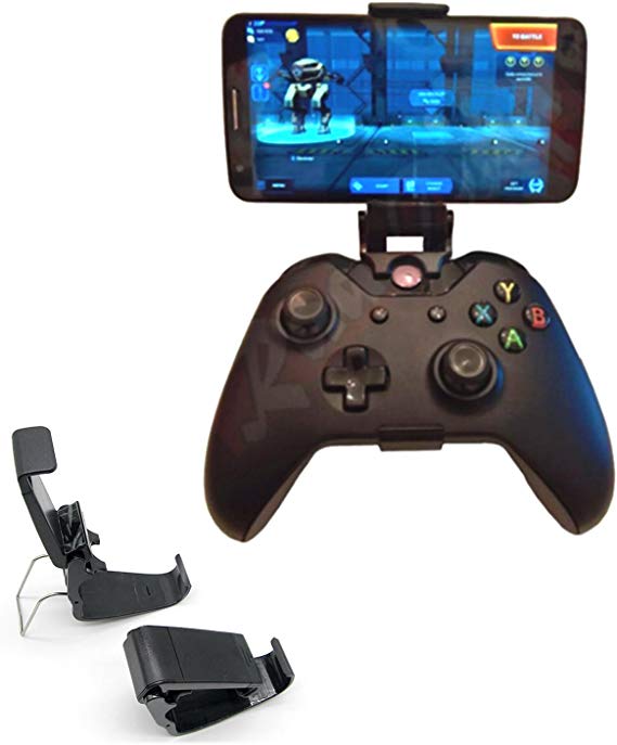 XBERSTAR Smart Phones Mount Bracket Hand Grip Stand Collapsible Foldable Clip Holder for Xbox ONE S Slim Ones Gamepad Controller