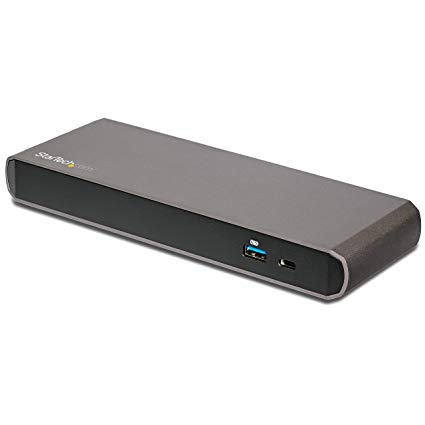 StarTech.com Thunderbolt 3 Dock - Dual 4K DisplayPort Monitor with 3X USB 3.0 Ports - TB3 Laptop Docking Station