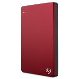 Seagate Backup Plus Slim 2TB Portable External Hard Drive with Mobile Device Backup USB 30 Red STDR2000103