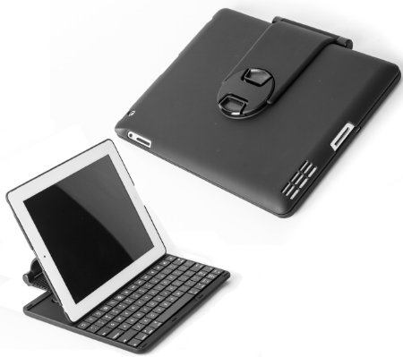 Sharkk Detachable Bluetooth Keyboard Case with Stand for iPad AIR / iPad 4 / iPad 3 / iPad 2