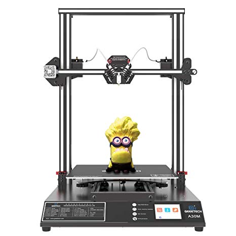 Geeetech A30M 3D Printer,Adopting Open Source Smartto_MB Control Board,Brand New Hotend,UL Certified Meanwell Power Supply, Build Volume with 320x320x420mm³