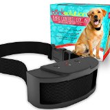 Advanced Anti - Bark Dog Collar Training System by Bark Solution - Electric No Bark Shock Control with 7 Adjustable Sensitivity Control Levels  Stimulation of No Harm Warning Beep and Vibration for 15-120 Pound Dogs - Includes Manual - 1 Yr Warranty