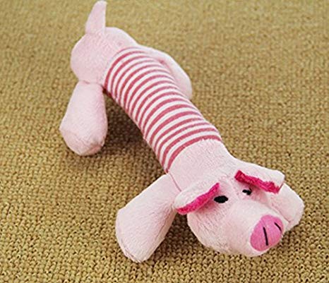 Liroyal dog Toy Pet Puppy Plush Sound Chew Squeaker