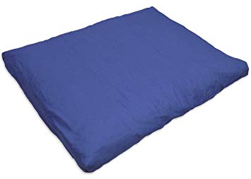 YogaAccessories (TM) Cotton Zabuton Meditation Cushion - Blue