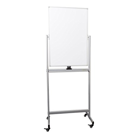 Learniture Double-Sided Mobile Magnetic Markerboard, 3' W x 2' H, White, LNT-RCE-3049-PK-SO