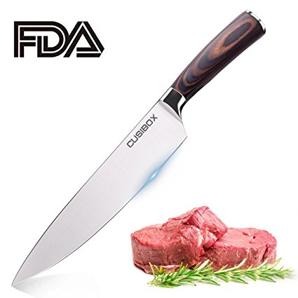 Chef Knife, Chef's Knife, Kitchen Knife, 8 Inch Stainless Steel Chefs Knife With Ergonomic Handle, Ultra Sharp,Wear Resistant, Anti Corrosion, Best Choice Knives for Chef Kitchen and Home (8 inch)