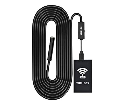 HCW CREATE WiFi Endoscope 2.0MP 1200P Borescope Inspection Snake Camera for Android, iOS,iPhone