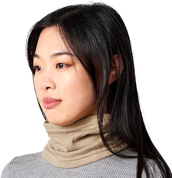 100% Organic Cotton Neck Gaiter - All Season Mens Womens Wide 2 in 1 Headband Loop Infinity Scarf
